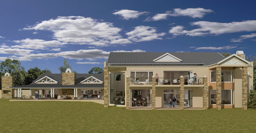 Artists representation of the proposed Clunhouse